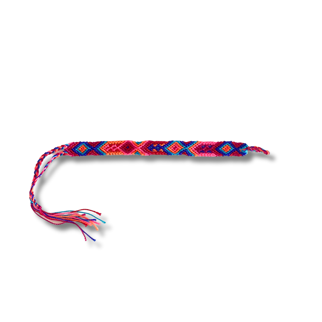 Friendship Woven String Bracelet Small Macrame - Choose Color - Mexico
