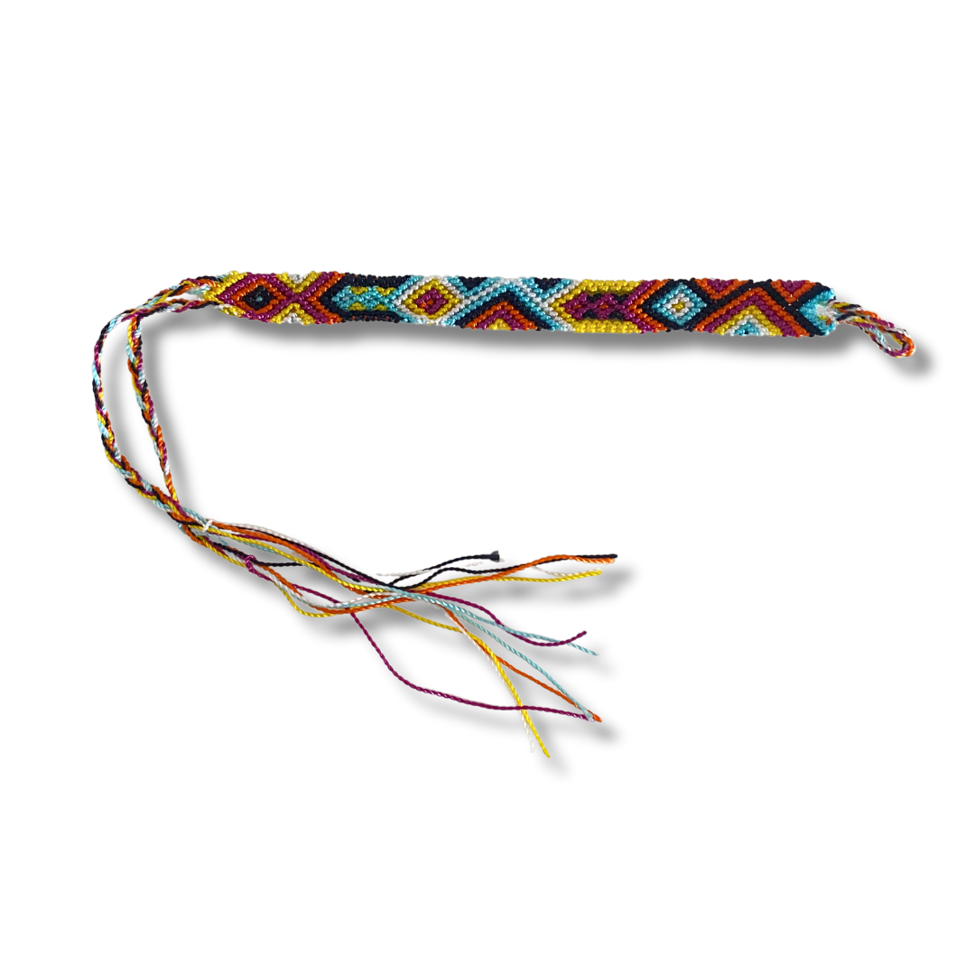 Friendship Woven String Bracelet Small Macrame - Choose Color - Mexico