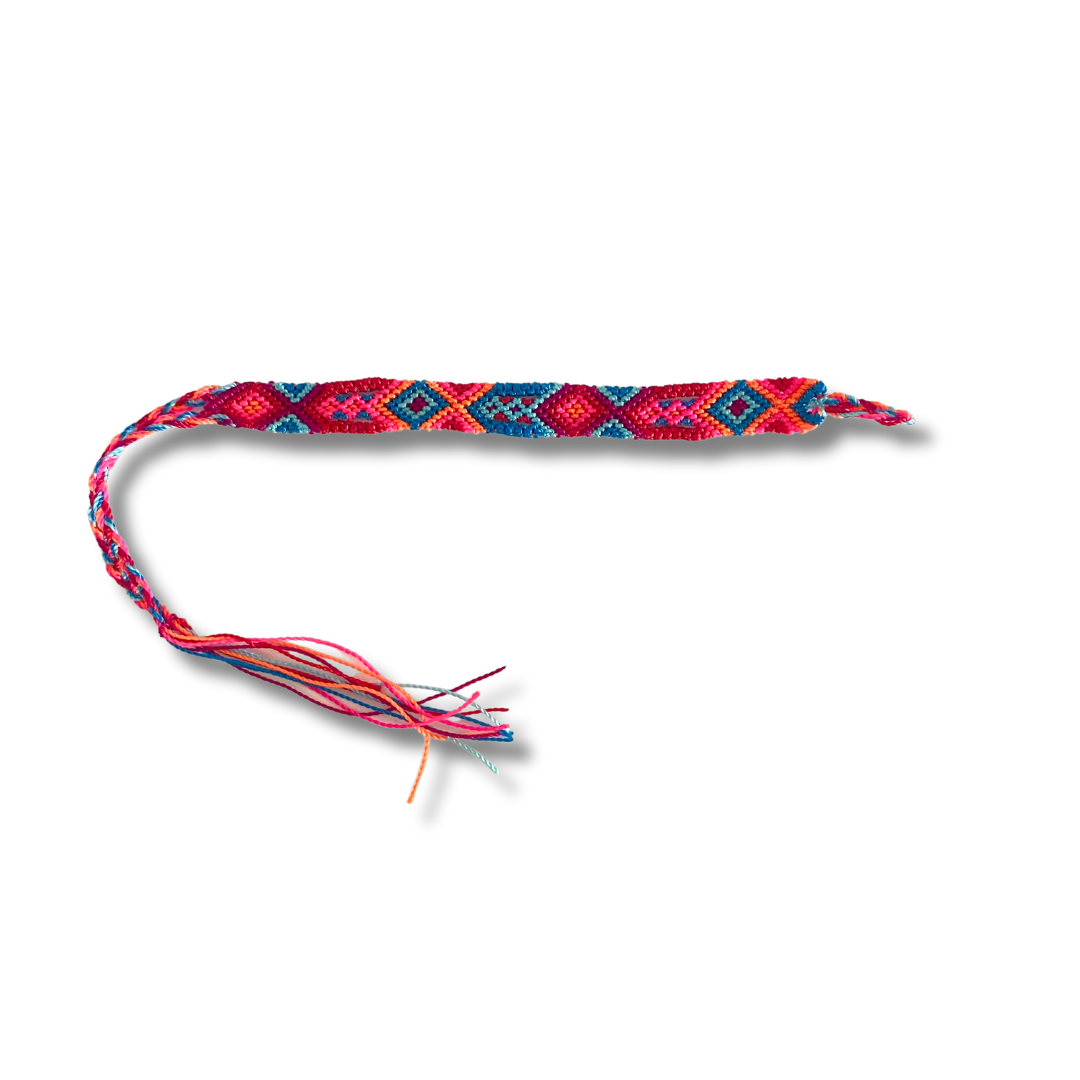 Friendship Woven String Bracelet Small Macrame - Choose Color - Mexico