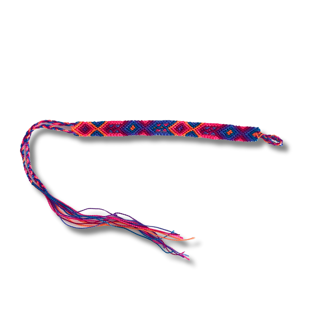 Friendship Woven String Bracelet Small Macrame - Choose Color - Mexico