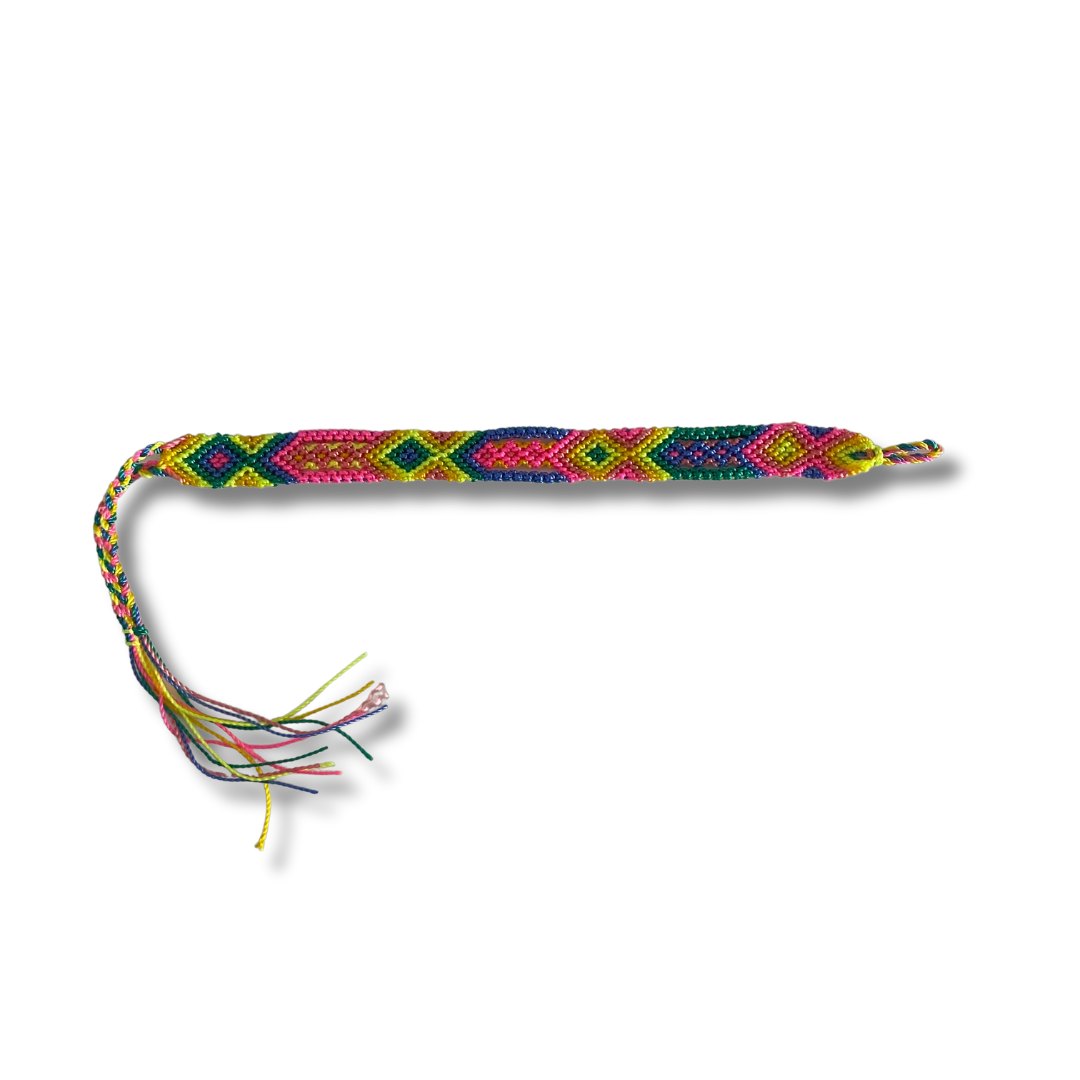 Friendship Woven String Bracelet Small Macrame - Choose Color - Mexico