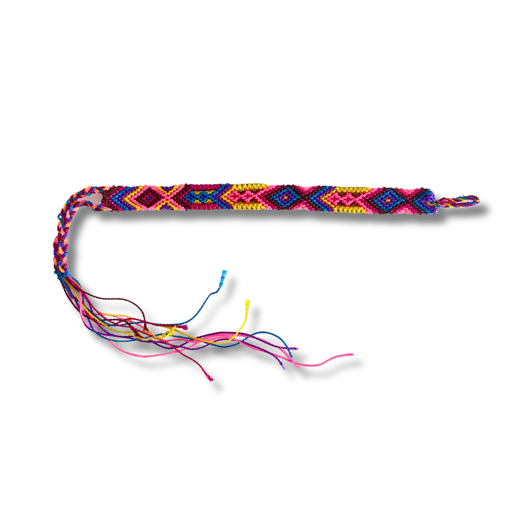 Friendship Woven String Bracelet Small Macrame - Choose Color - Mexico