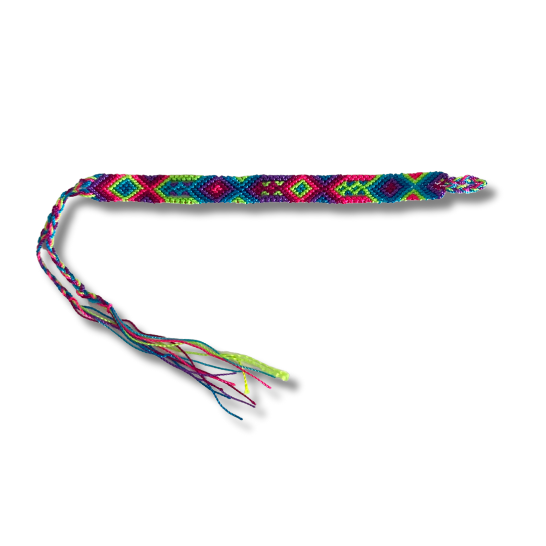 Friendship Woven String Bracelet Small Macrame - Choose Color - Mexico