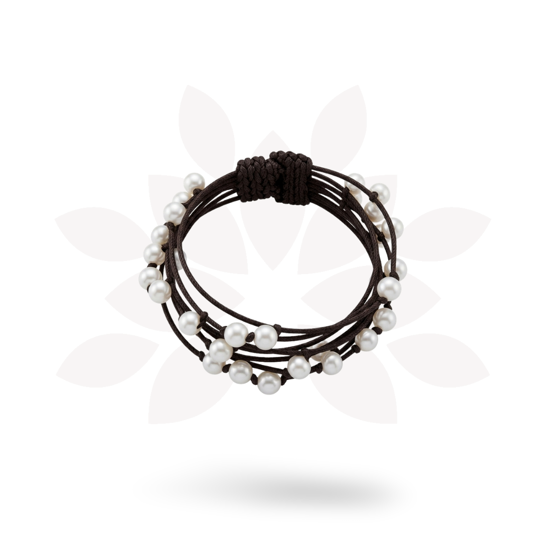 Pearl Cuff Handmade Bracelet - Thailand