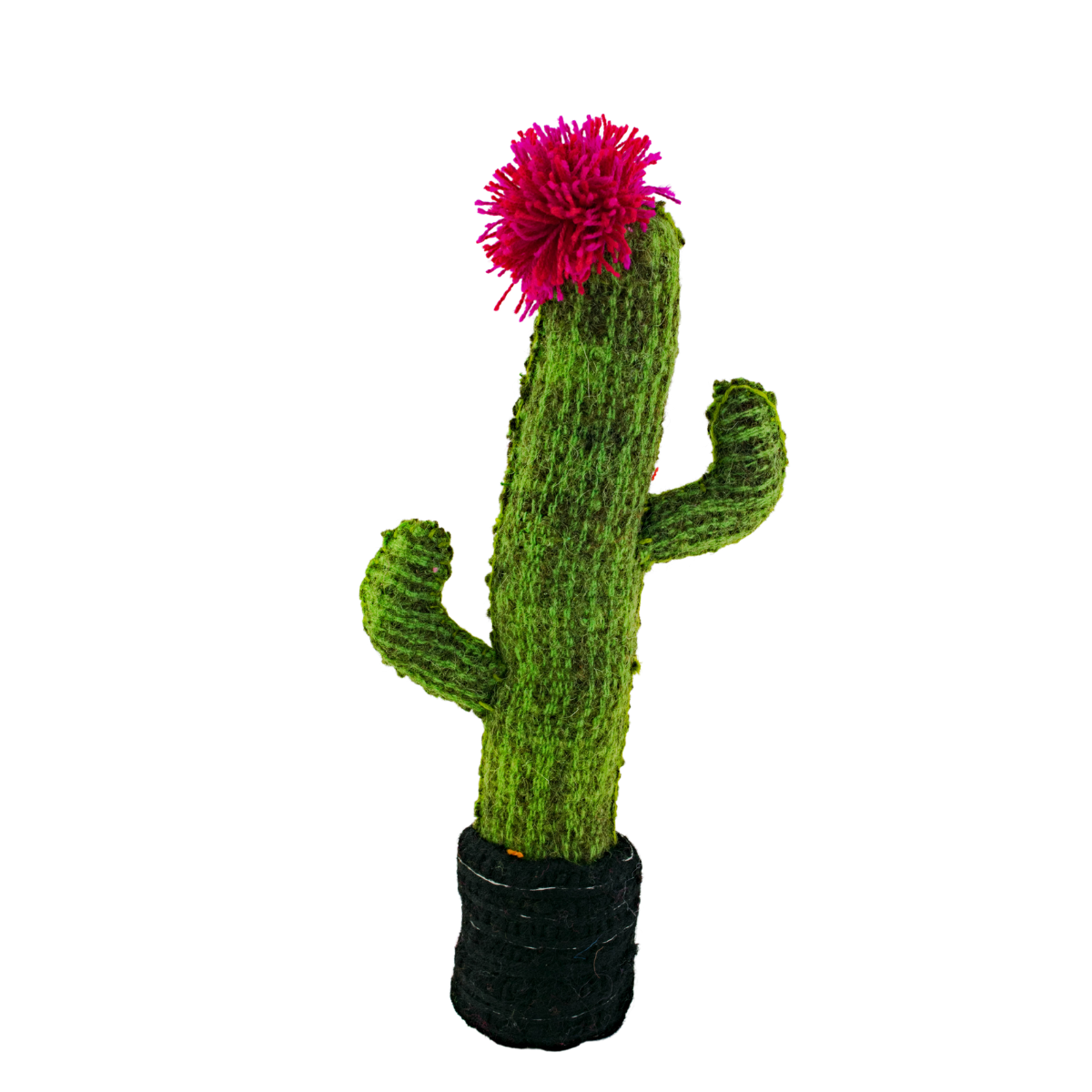 Spike the Cactus: Repurposed Wool Boho Decor - Mexico