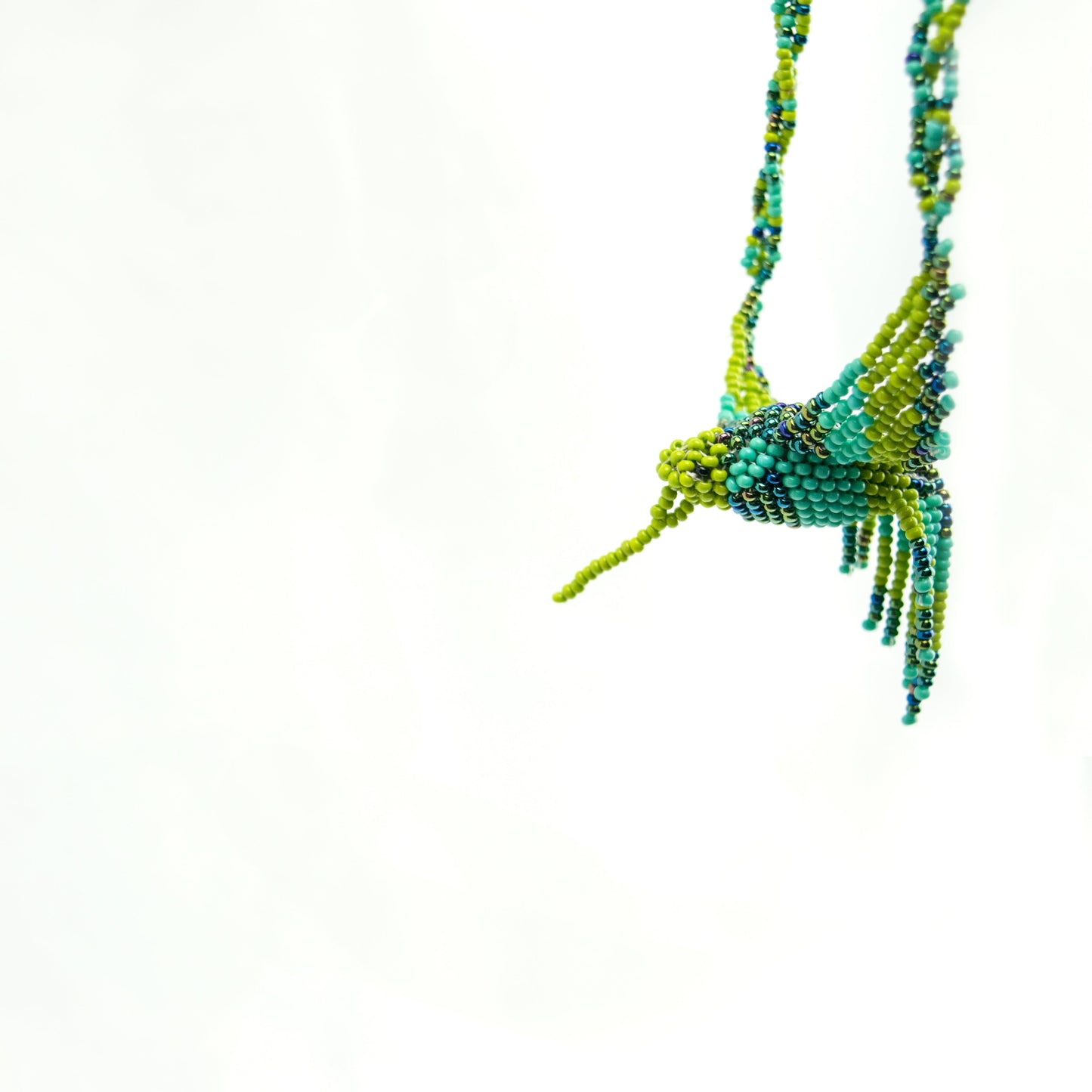 Hummingbird Seed Bead Necklace Assorted - Guatemala