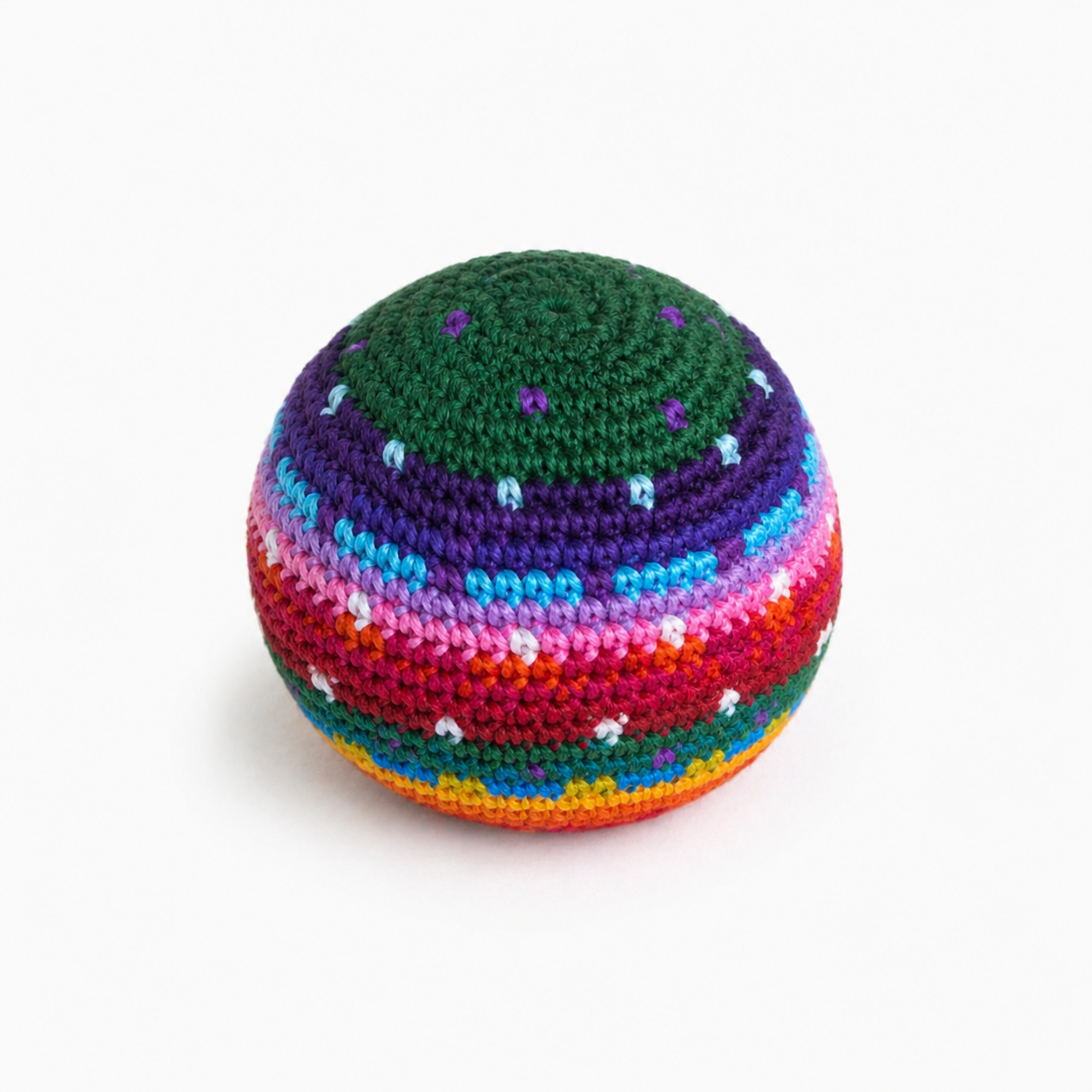 Foot Bag Knit Multicolor Sack Stress Ball Crochet - Guatemala | Mexico