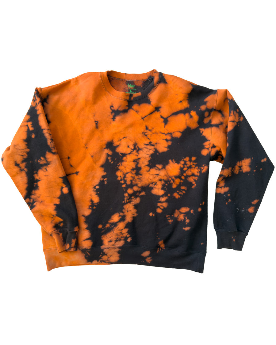 Arashi-Dyed 90/10 Sweatshirt – Dark Shadows