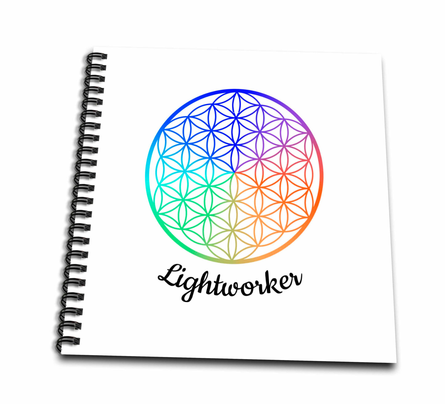 3dRose Sacred Geometry Universal Pattern Symbol Lightworker - Drawing Books (db_338285)