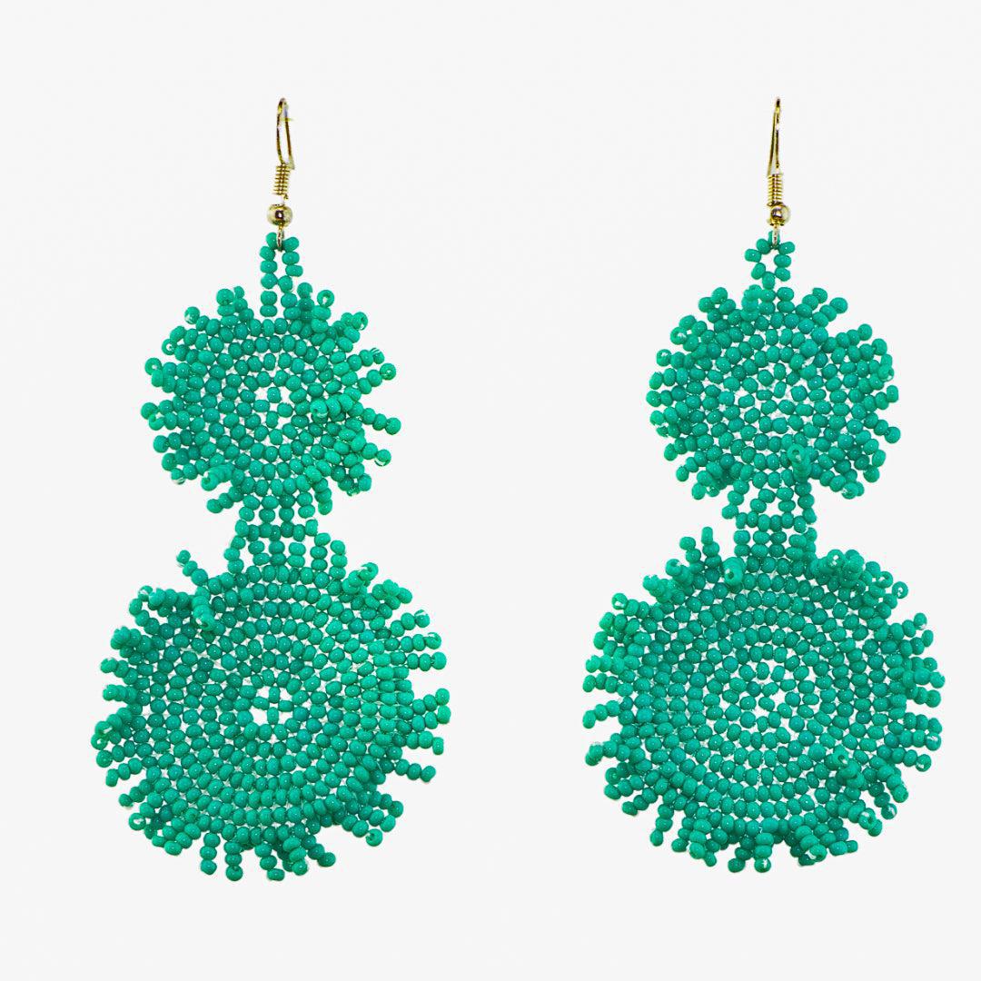 Heather Seed Bead Earrings - Guatemala