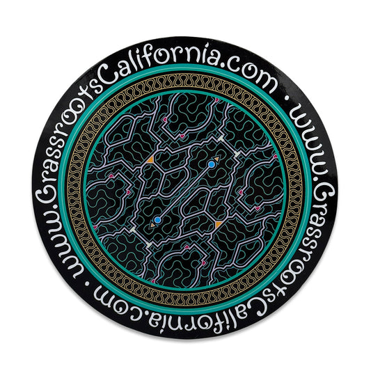 Shipibo Black Sticker