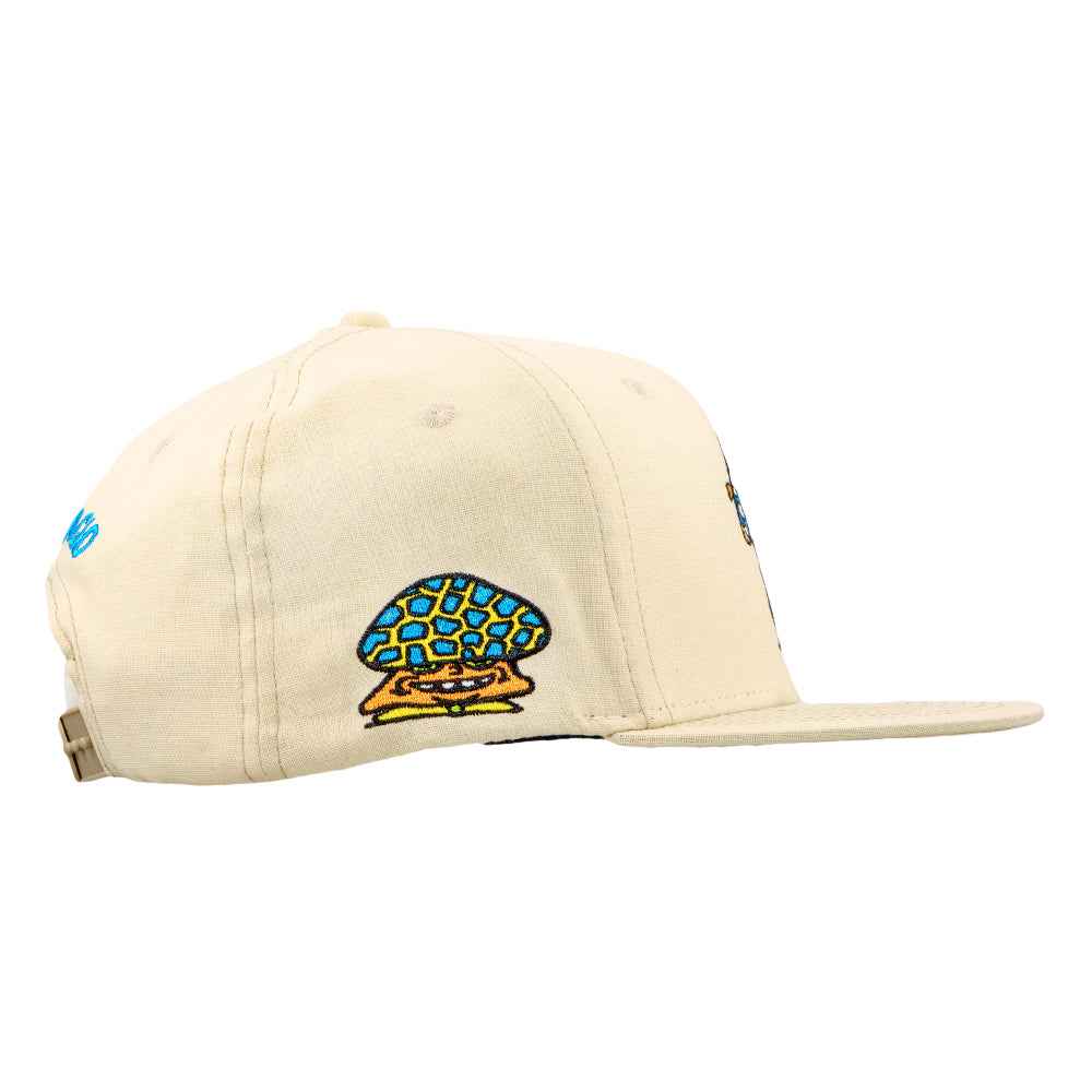 Killer Acid Mushroom Tan Snapback Hat