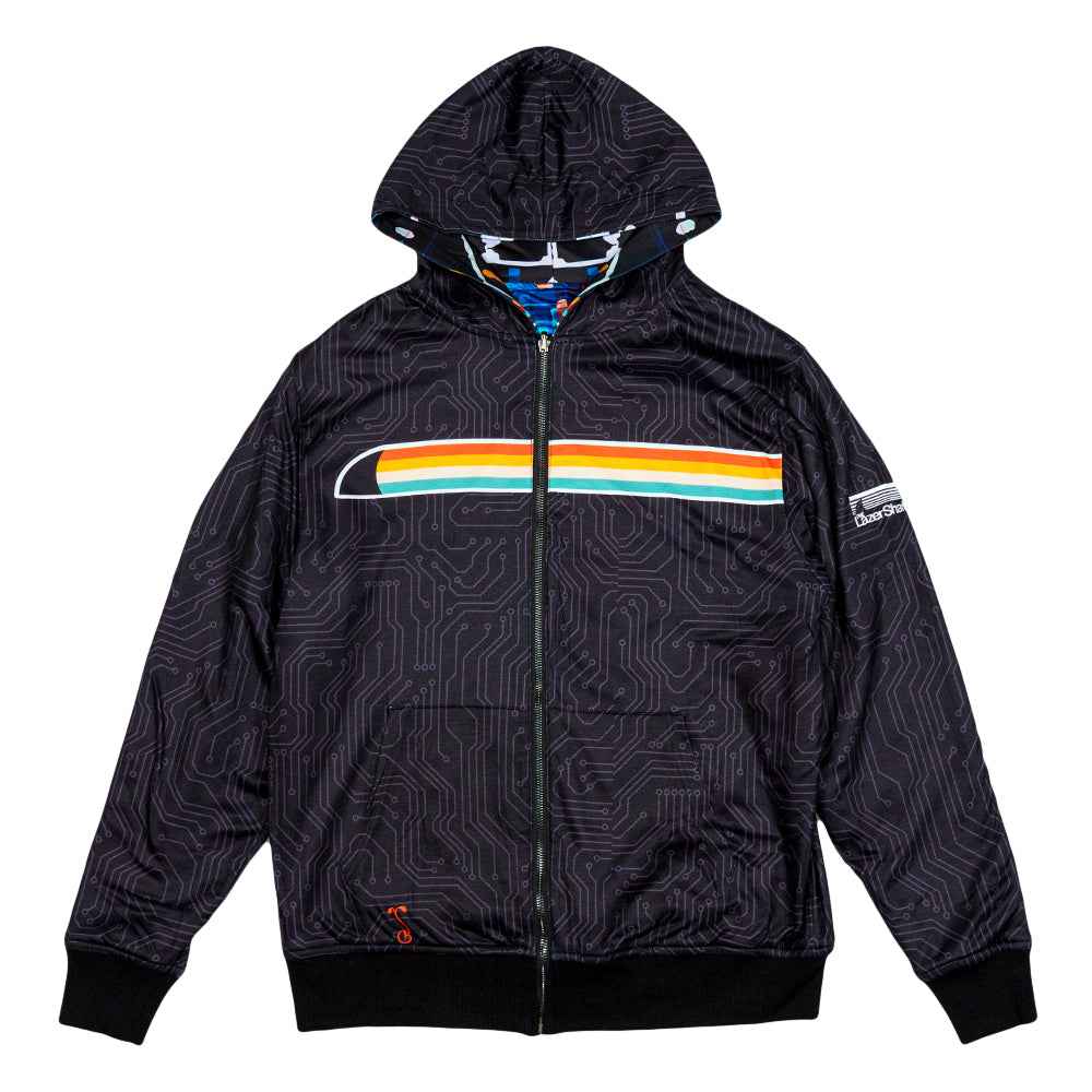 Lazer Shark Circuit Reversible Hoodie
