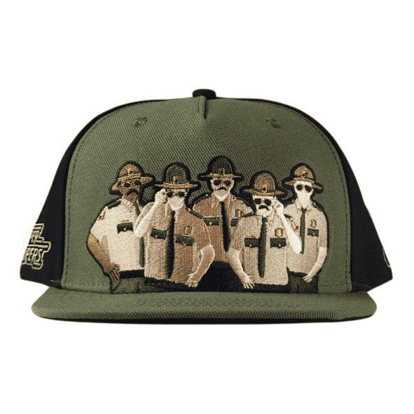 Super Troopers 3 Squad Green Snapback Hat