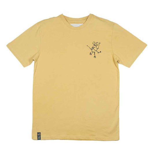 Jerry Garcia Sketch Cat Tan T Shirt