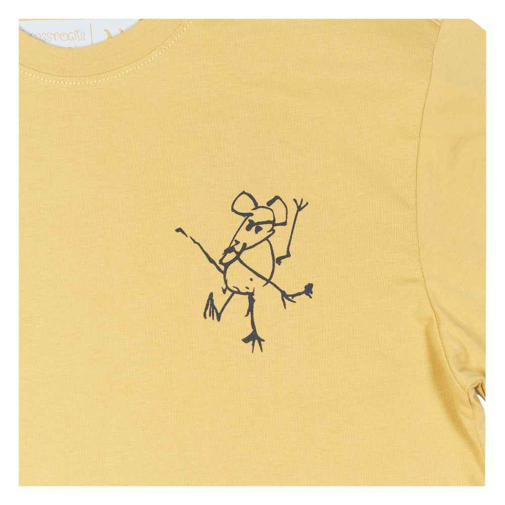 Jerry Garcia Sketch Cat Tan T Shirt