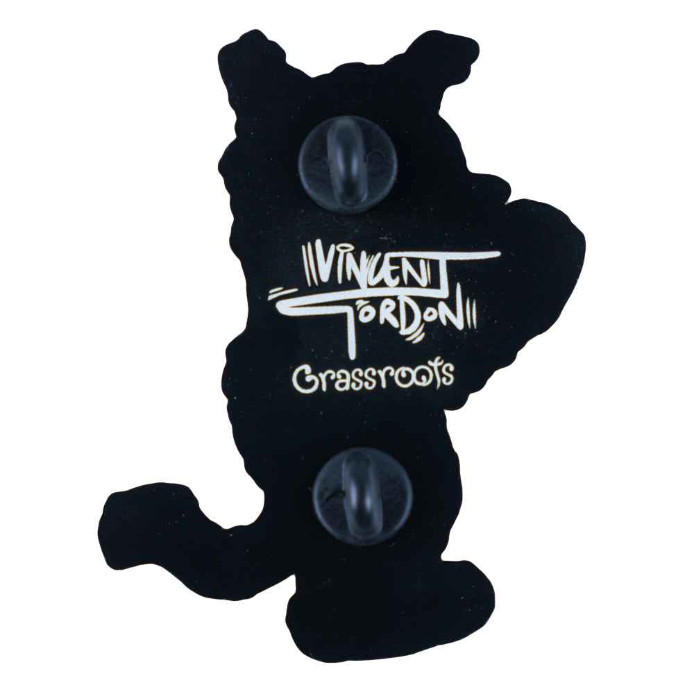 Vincent Gordon Dead Cats Yellow Cat Pin