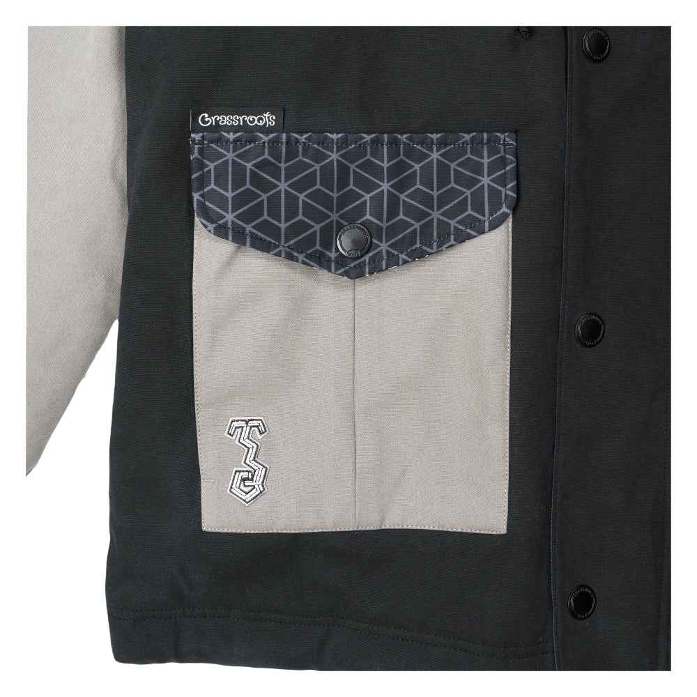 Isomatrix Black Sherpa Parka Jacket