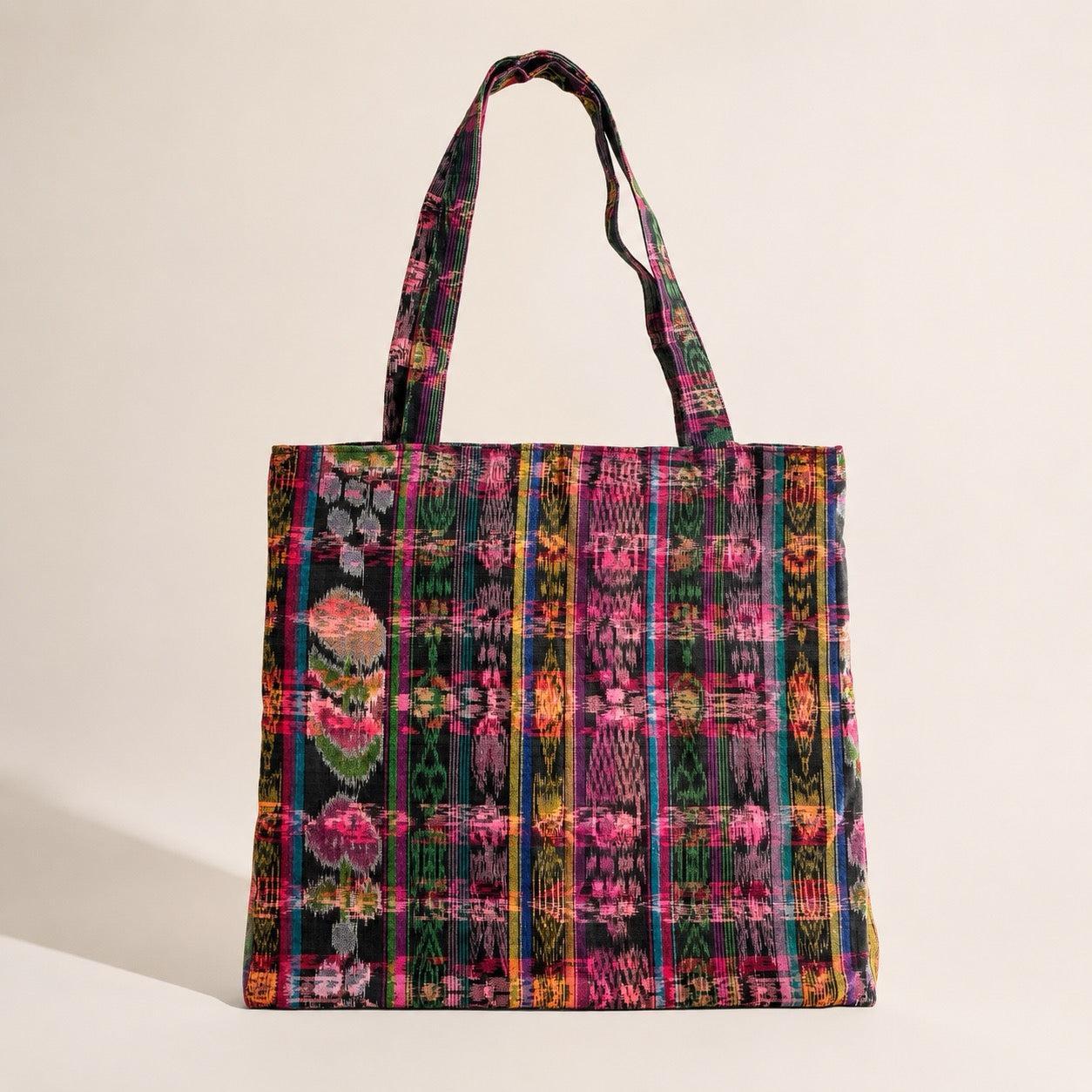 Up-cycled Corte Market Bag Tote - Guatemala