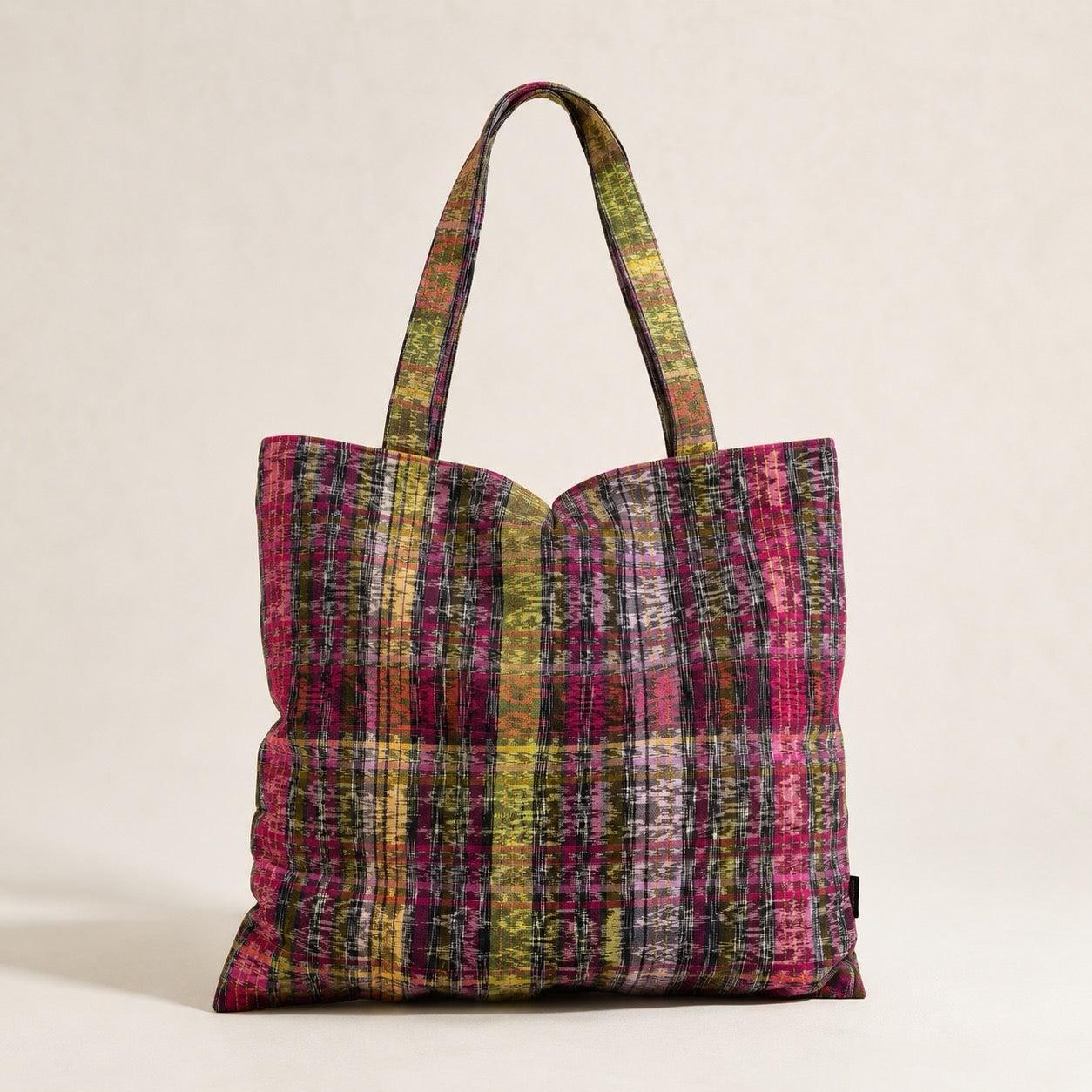 Up-cycled Corte Market Bag Tote - Guatemala