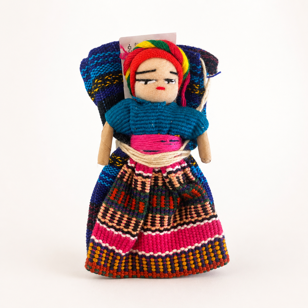 Worry Doll Ornament with Gift Bag + Story - Guatemala