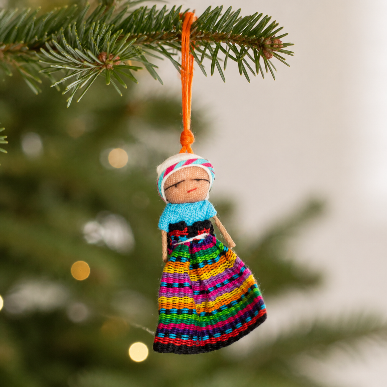Worry Doll Ornament with Gift Bag + Story - Guatemala