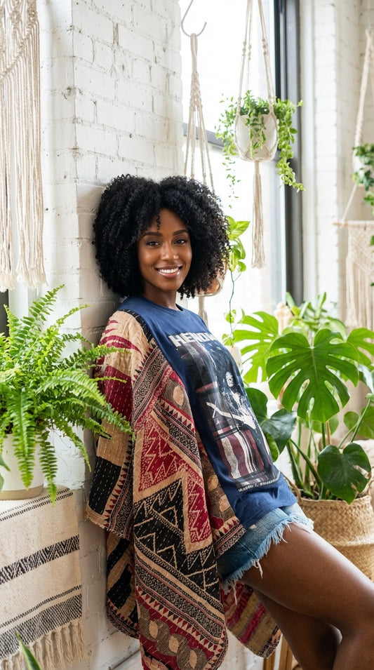Butterfly Top/Poncho “Jimi Hendrix