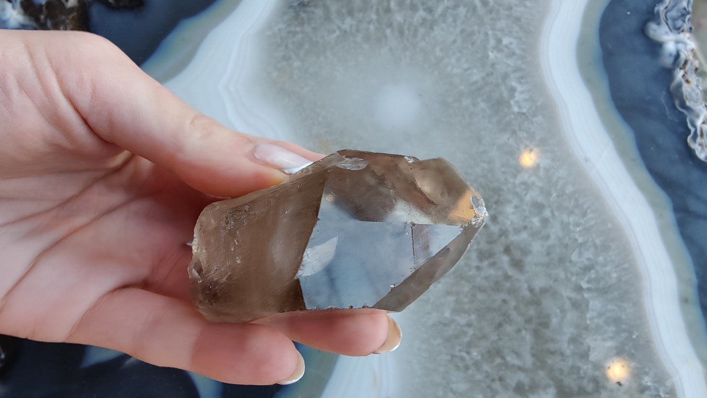 Lodalite Included Smoky Quartz 128g