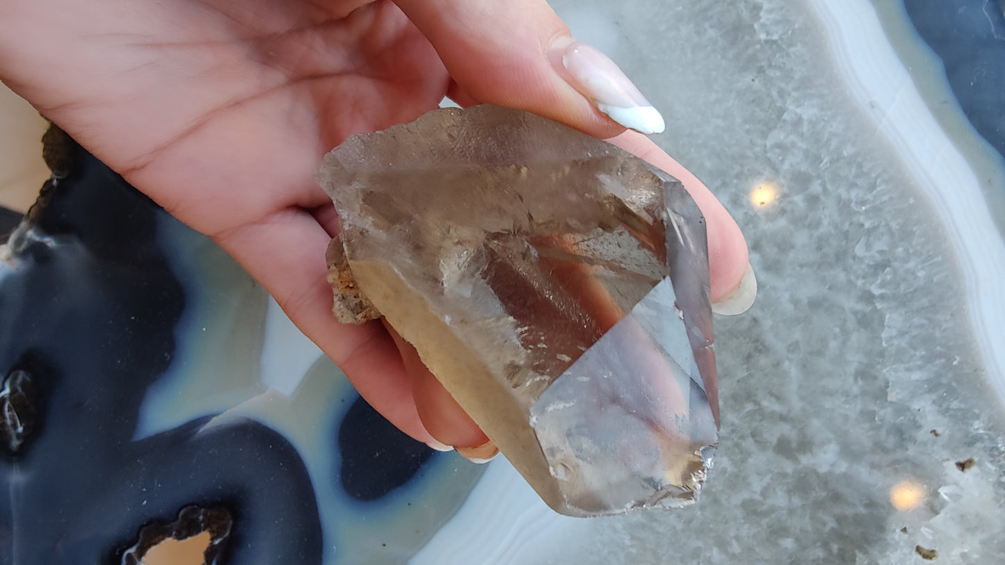 Lodalite Included Smoky Quartz 128g