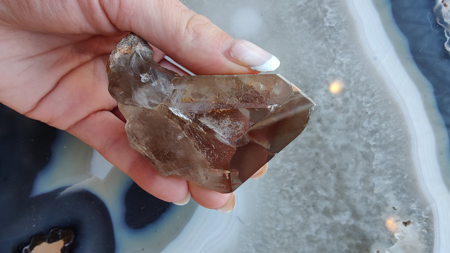 Lodalite Included Smoky Quartz 128g