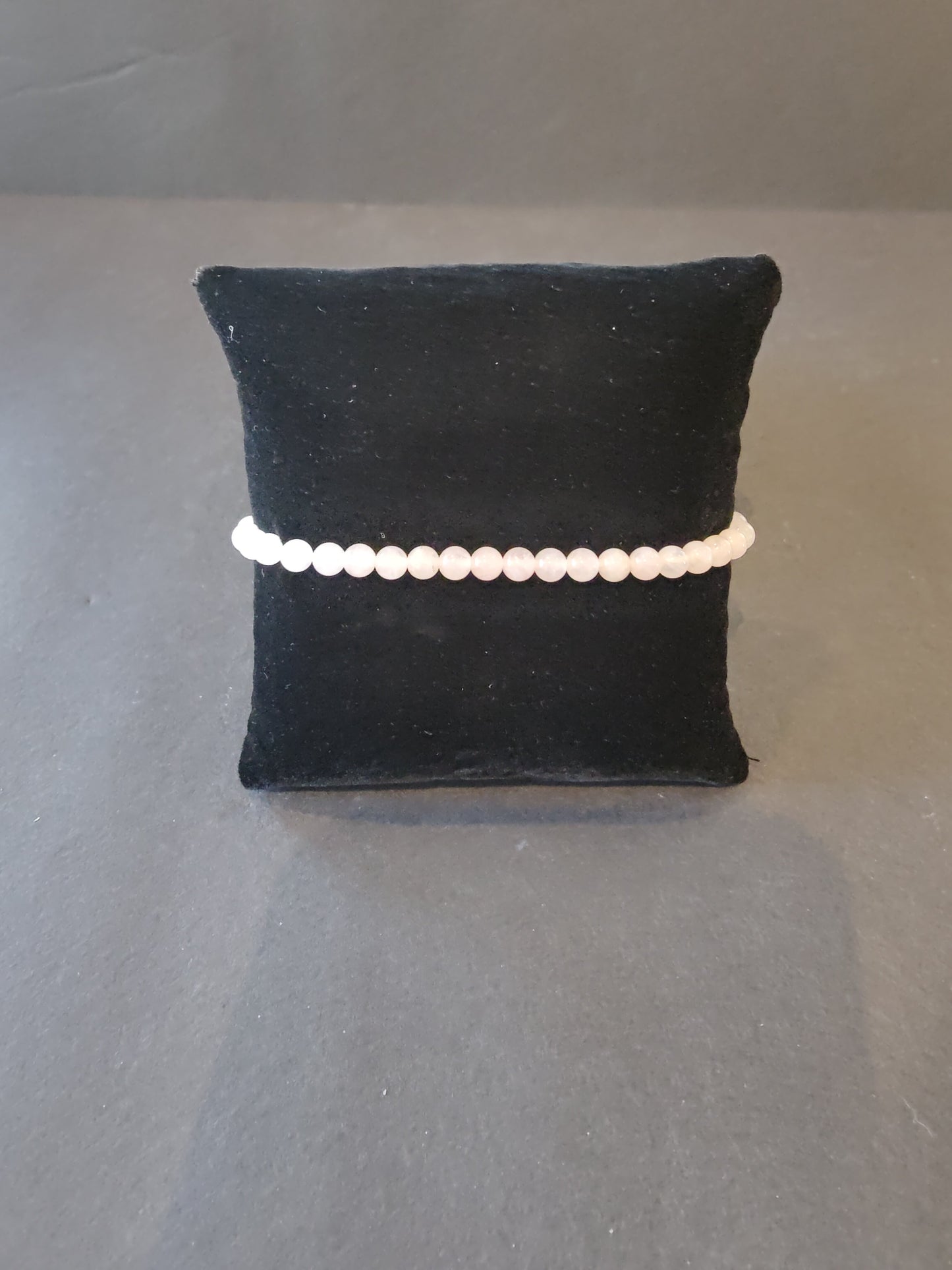 Beaded Stone Bracelet 4mm