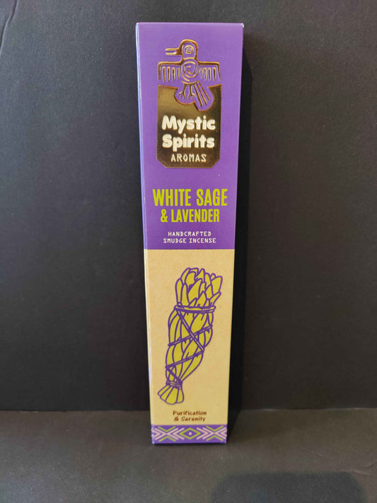 Mystic Spirits White Sage Smudge Incense 8pk - Smokin Resin Company