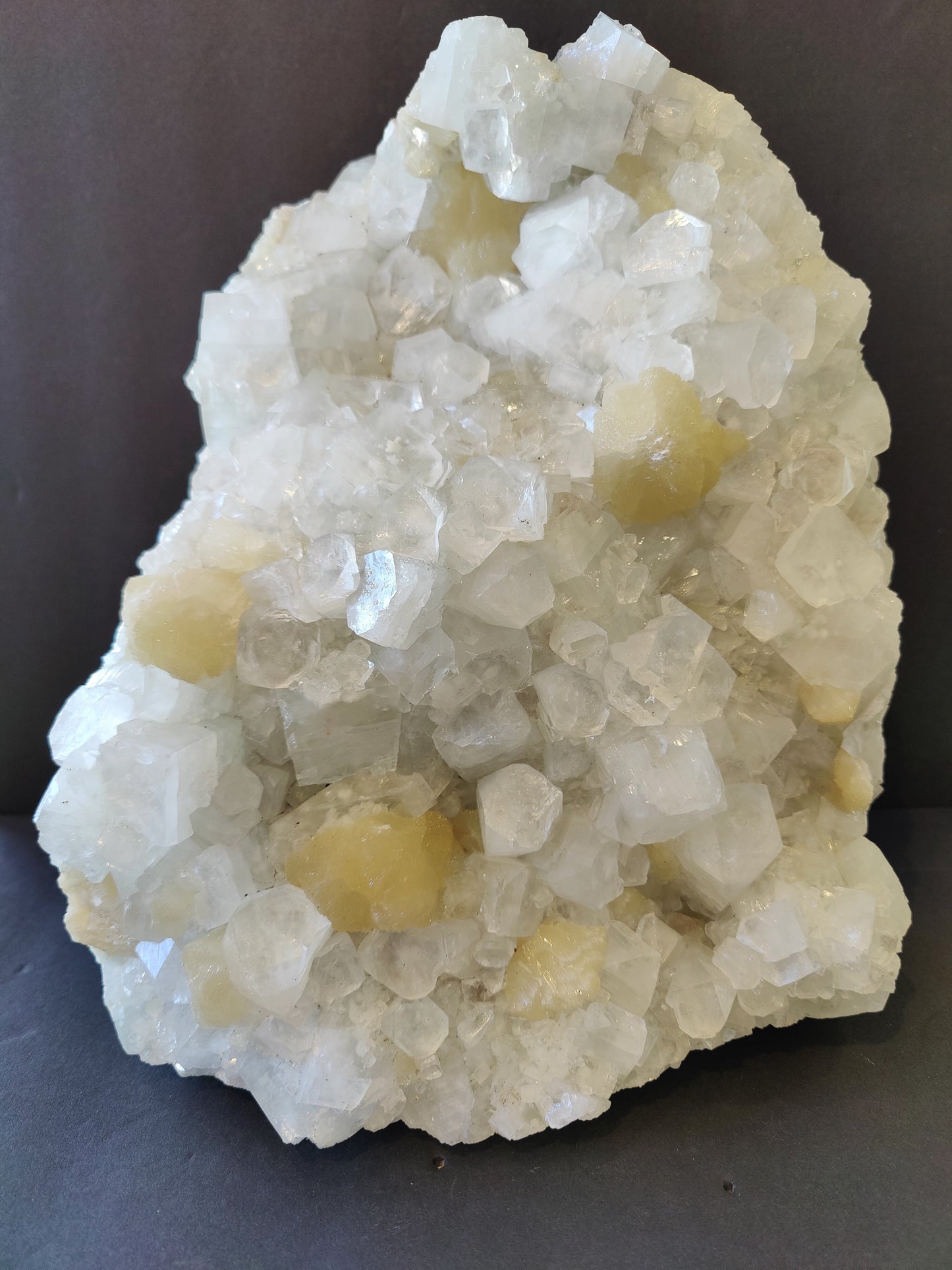 Clear Apophyllite with Stilbite Cabinet Specimen 10.8Kg