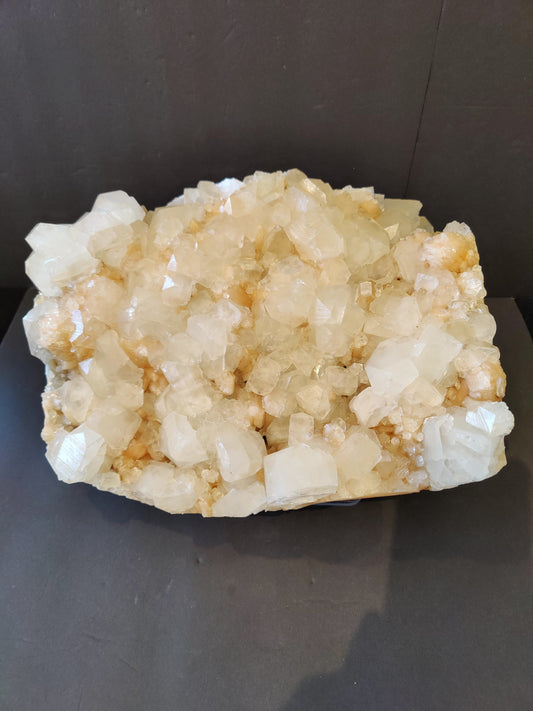 Clear Apophyllite with Peach Stilbite Cabinet Specimen 10kg