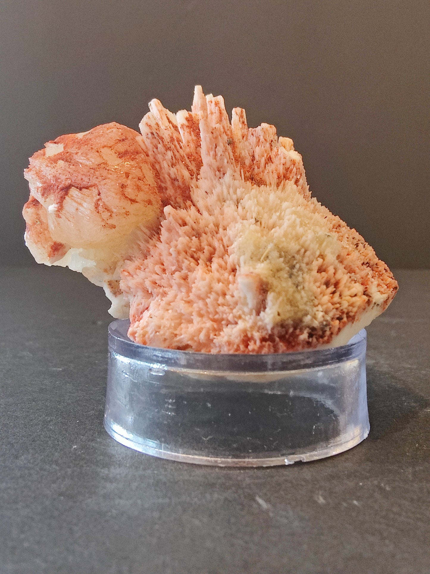 Red Mordenite with Stilbite Specimen 112g
