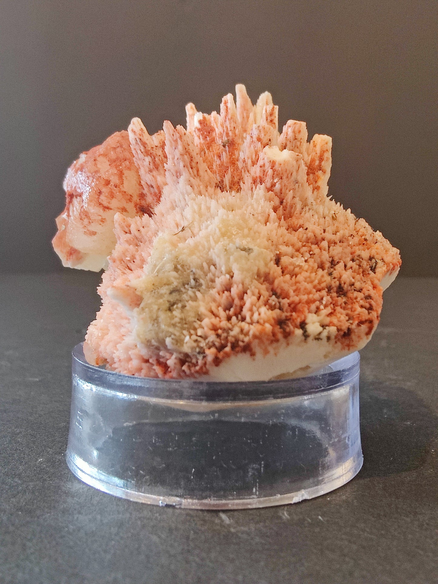 Red Mordenite with Stilbite Specimen 112g