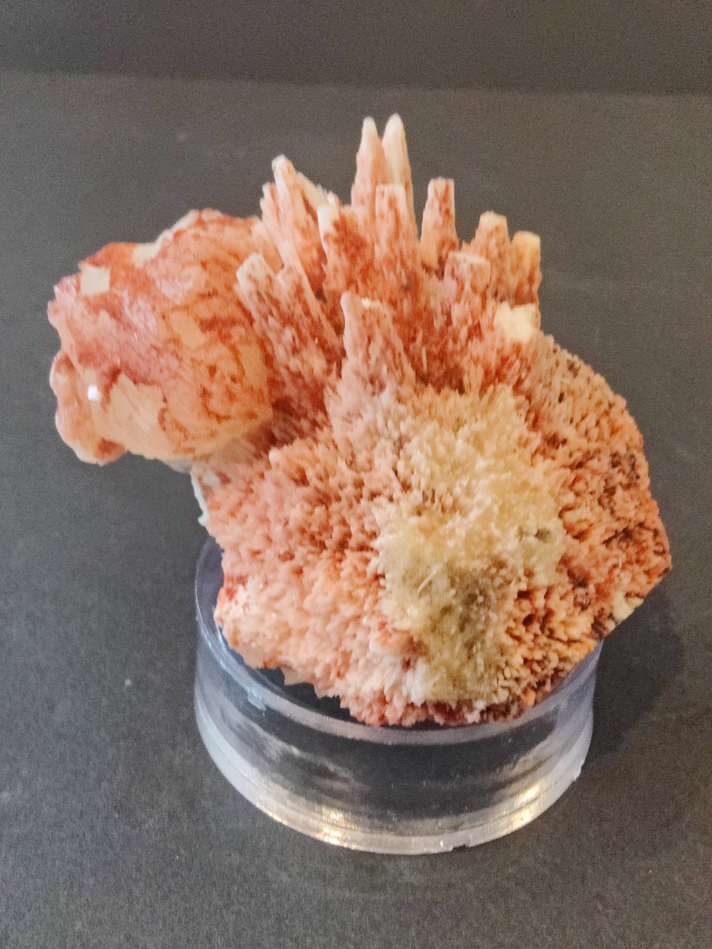 Red Mordenite with Stilbite Specimen 112g
