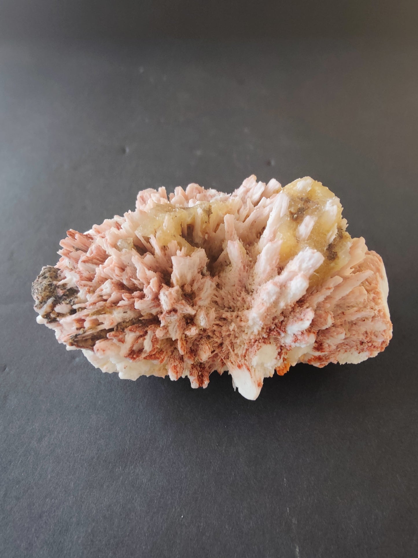 Red Mordenite with Stilbite Specimen 306g