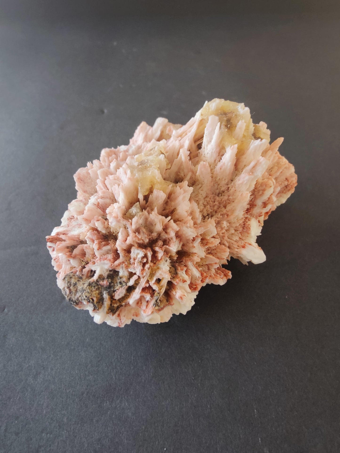Red Mordenite with Stilbite Specimen 306g