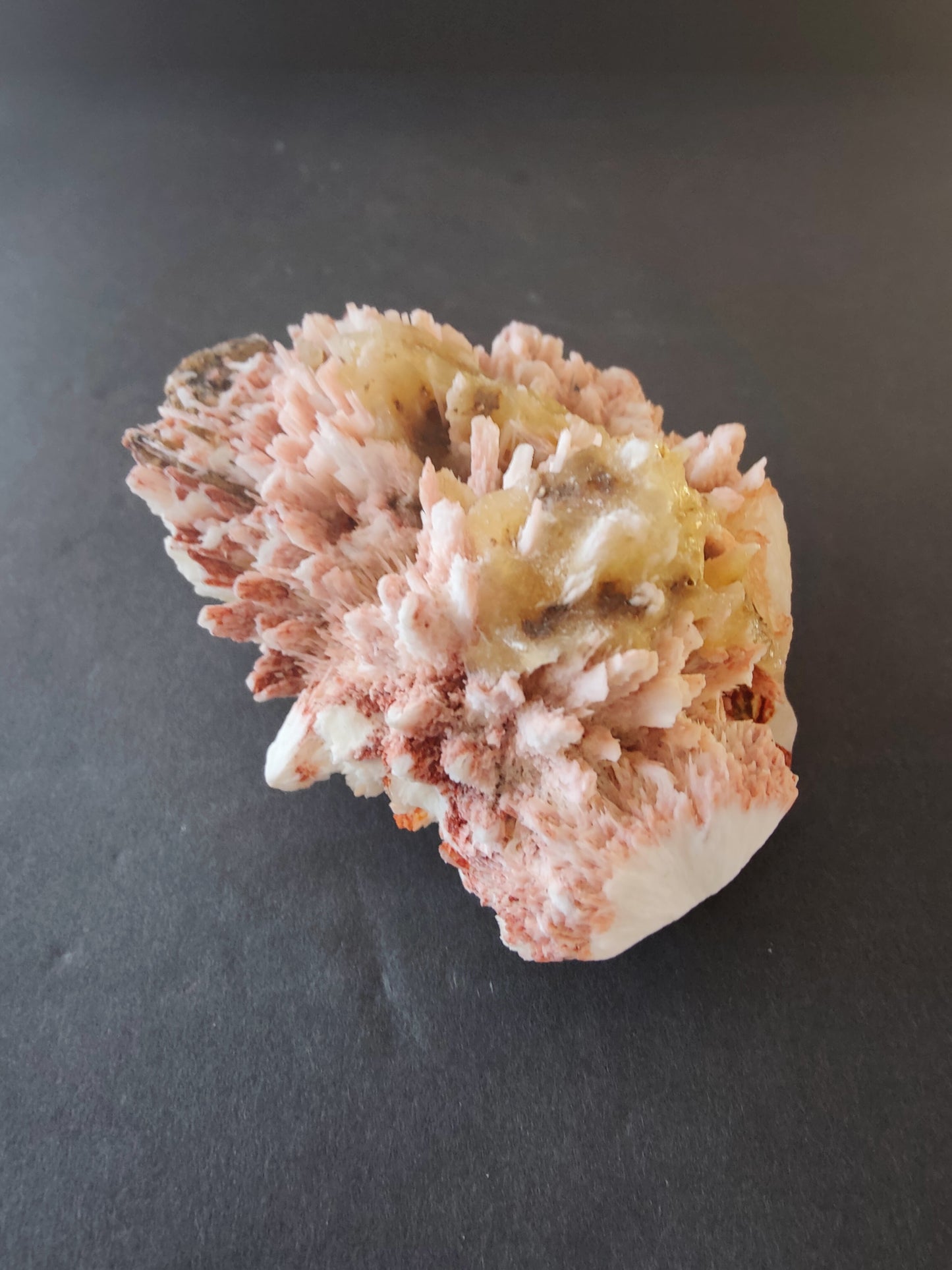 Red Mordenite with Stilbite Specimen 306g