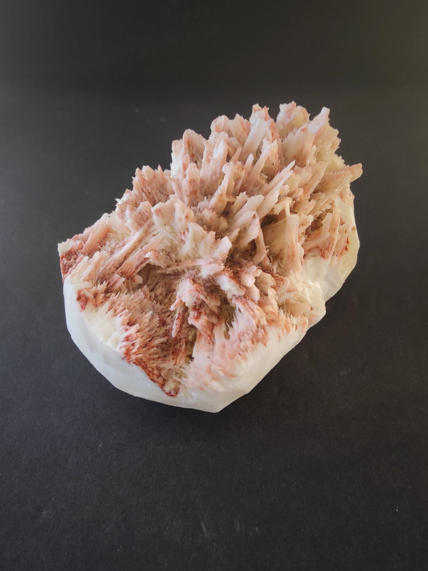 Red Mordenite with Stilbite Specimen 355g