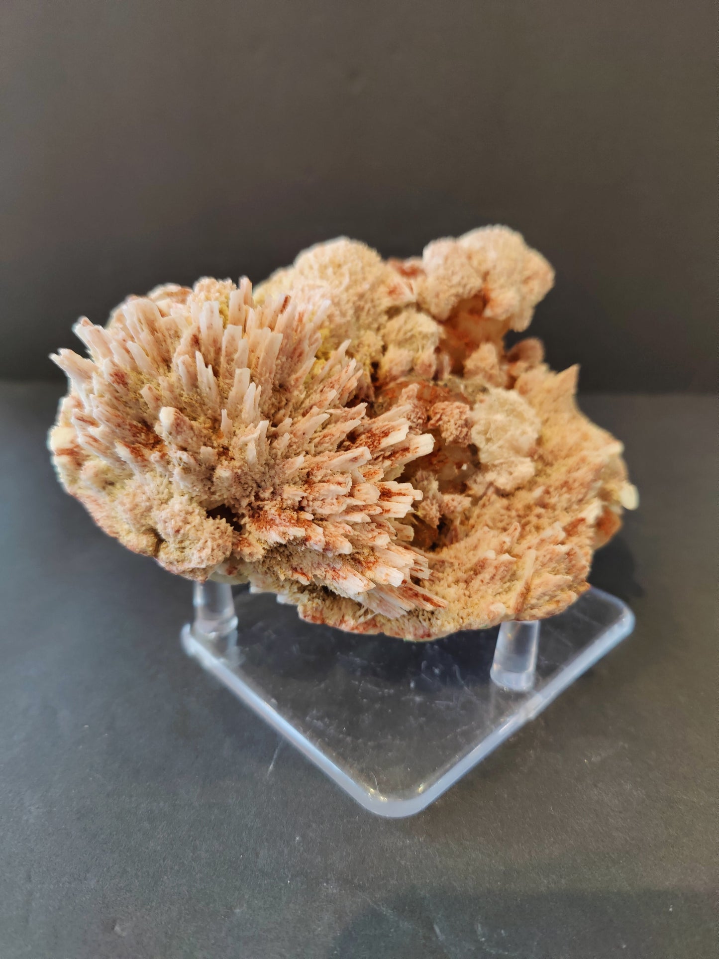 Red Mordenite with Stilbite Specimen 741g