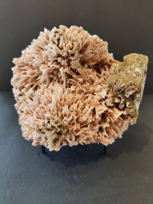 Red Mordenite with Stilbite Specimen 1,425g