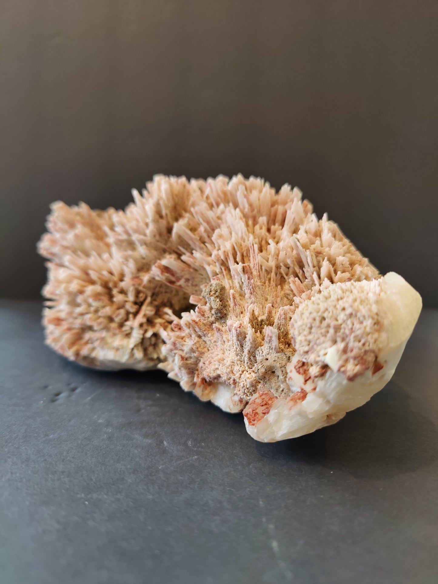 Red Mordenite with Stilbite Specimen 945g