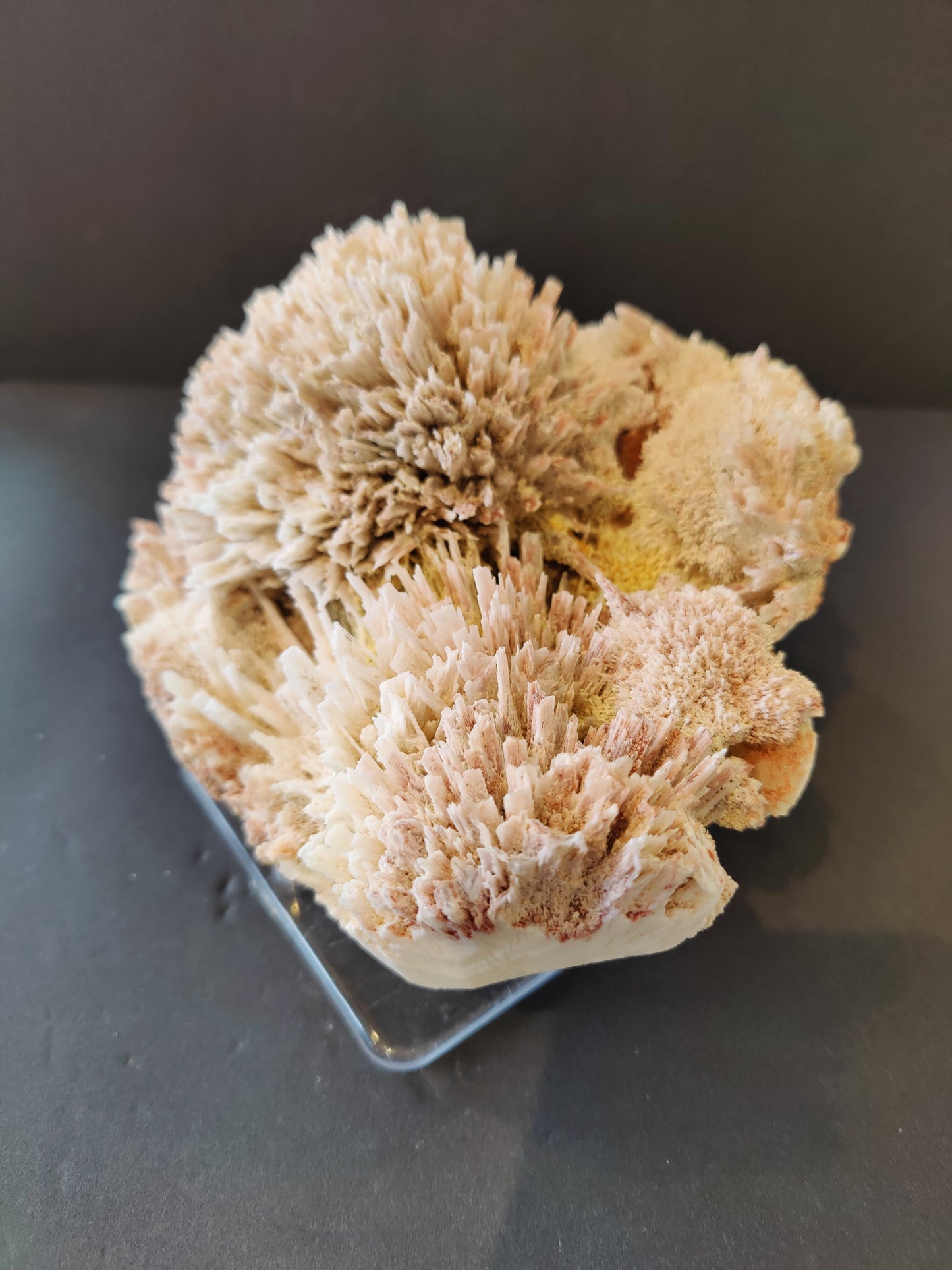 Red Mordenite with Stilbite Specimen 1,309g