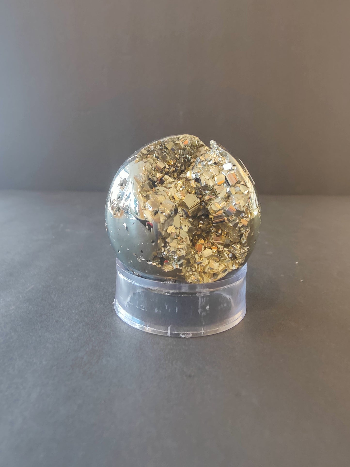 Polished Pyrite Spheres, Eggs, & Hearts