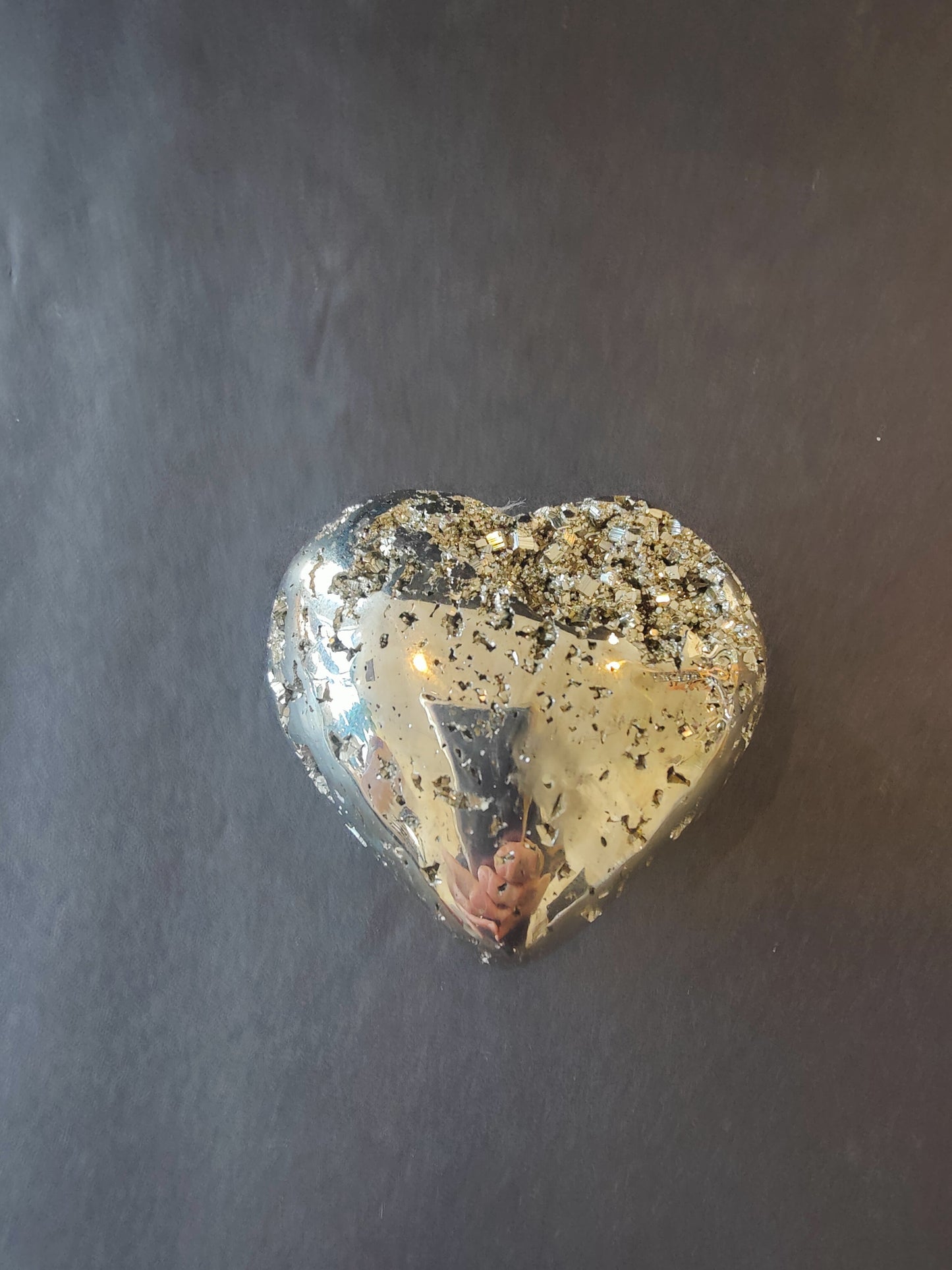 Polished Pyrite Spheres, Eggs, & Hearts