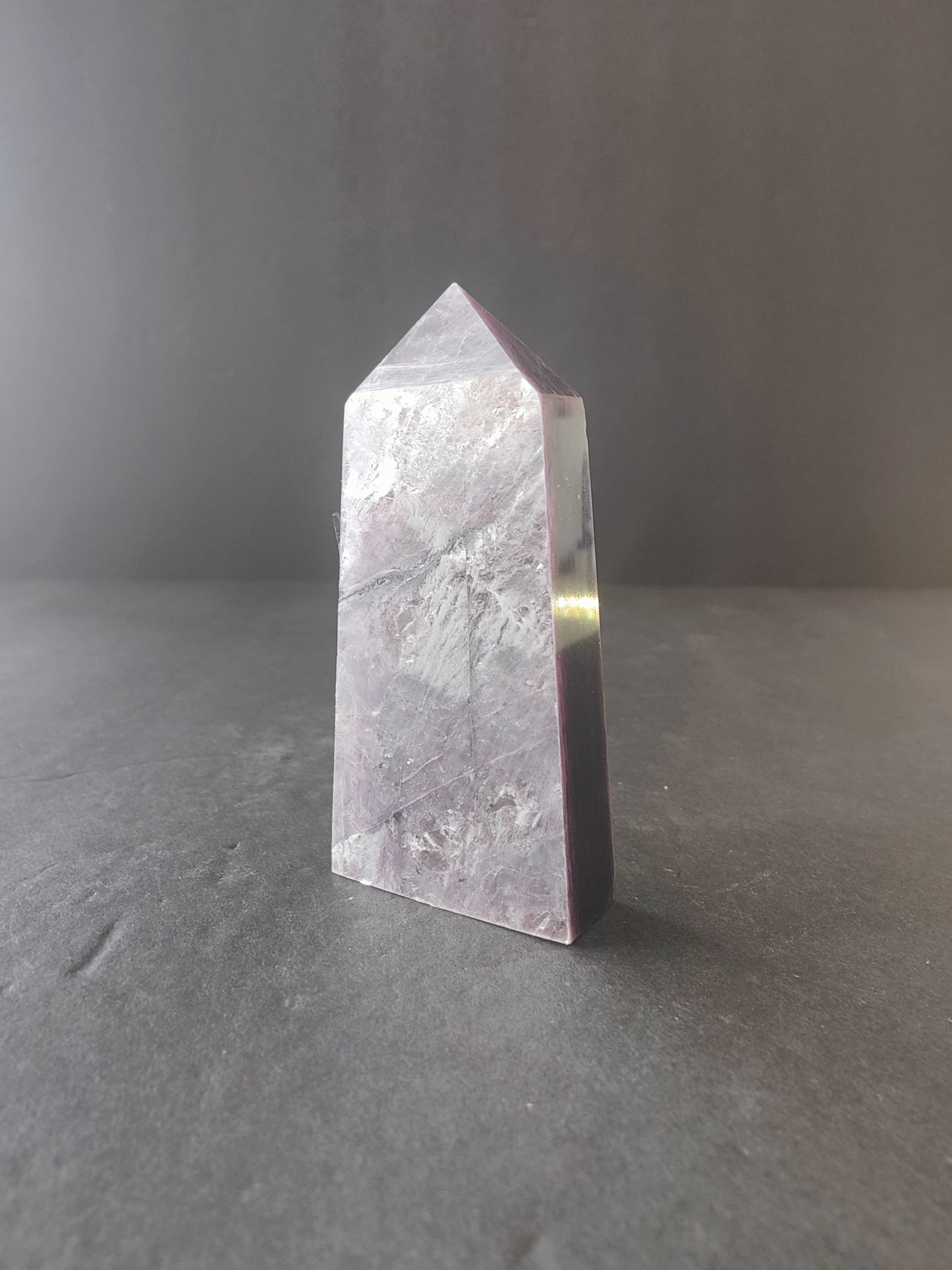 Lepidolite Tower & Heart Sculptures