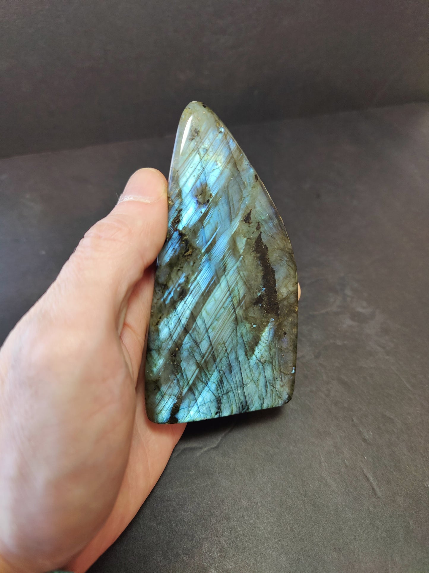 Polished Labradorite Free Form Sculpture