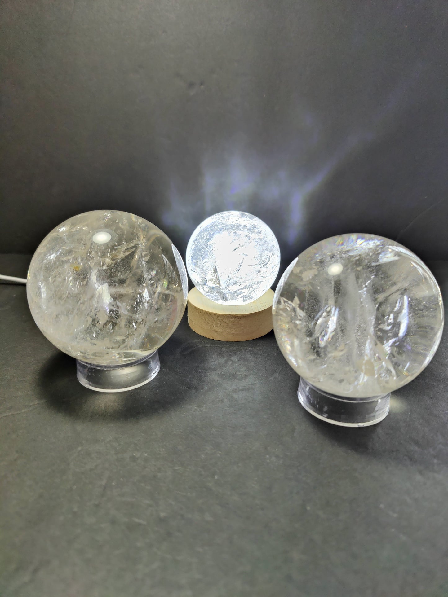 Clear Quartz Polished Sphere Sculpture (Extra Quality)